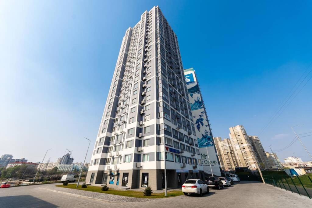 Квартира Люкс В Жк Лебединый, Ул. Ревуцкого 40 Г Kiev Esterno foto